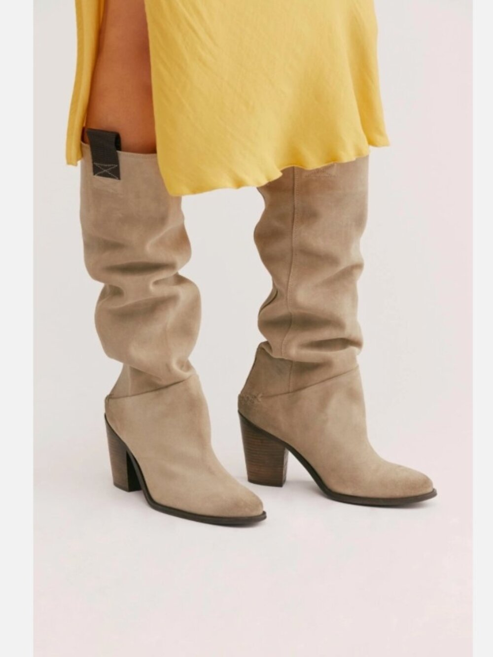 New Free People Montgomery Slouch Boots Size 6 MSRP: $248 Suede